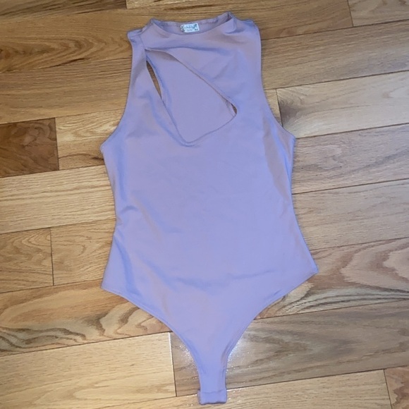 NWOT Free People Intimately Free Keep It Going Cut Out Bodysuit size S - Picture 7 of 13